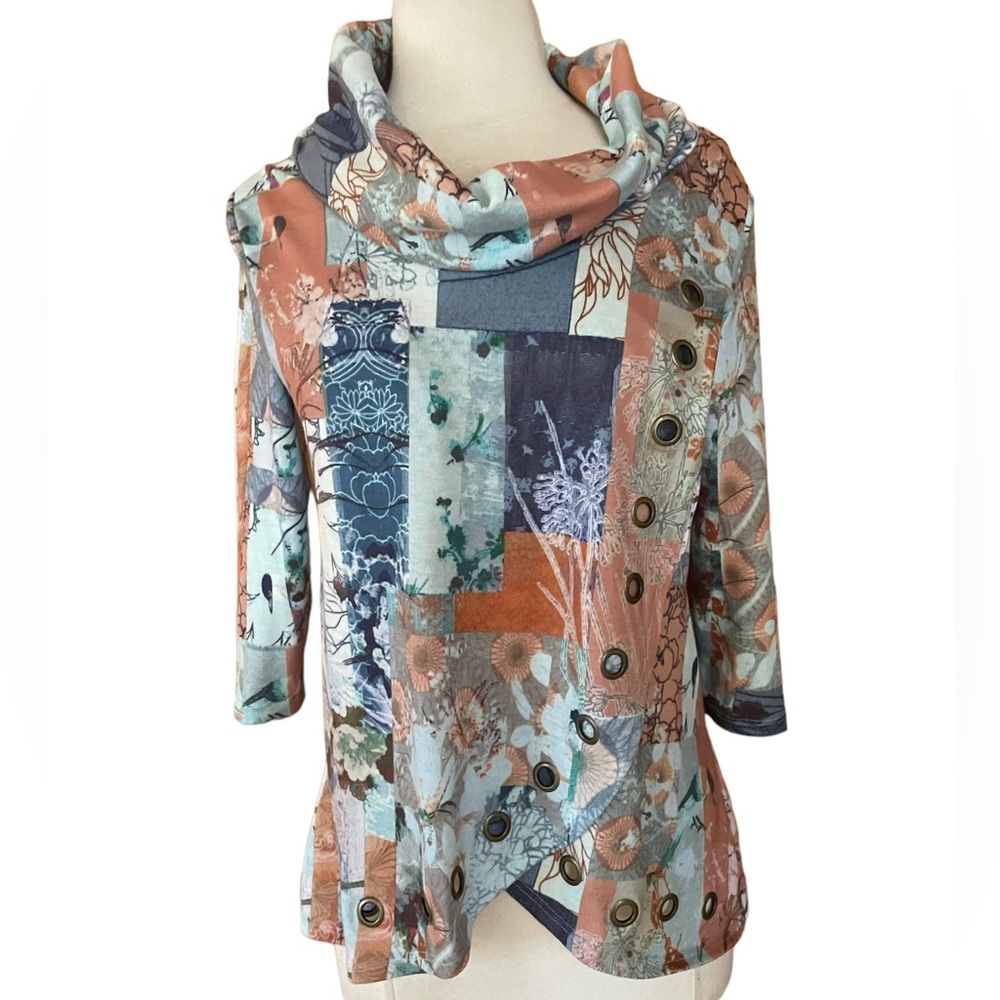 Multiples Cowl, Crossover Thin Sweater‎